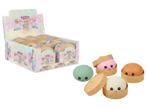 SQUISHY Ravioli (Dumpling) 5cm pva in display da 24pz 4ass..x24…x192